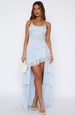 The Time We Shared Maxi Dress Baby Blue