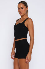Shift Mid Rise Shorts 3.5" Black