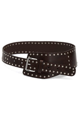 Haydn Belt Chocolate/Silver