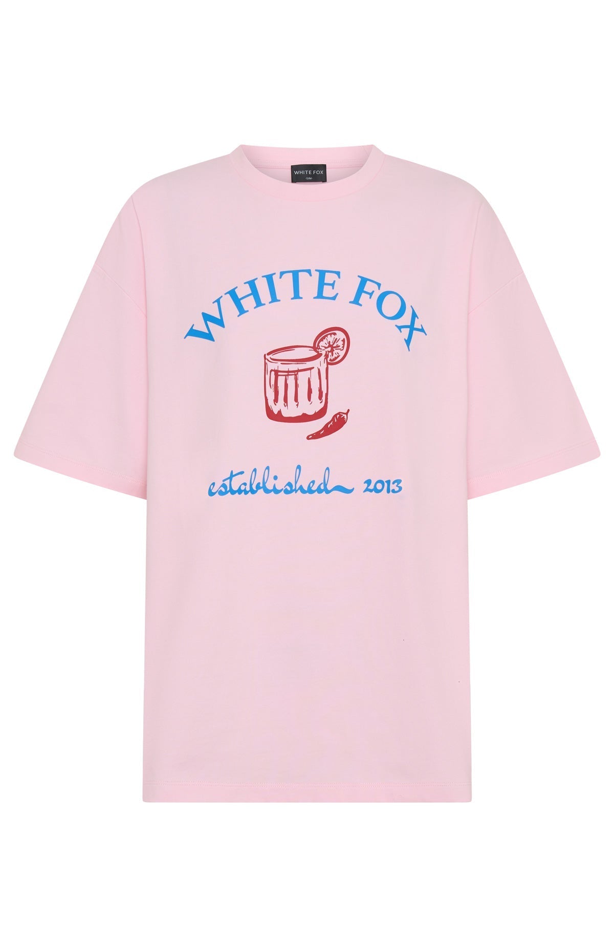 Make It Spicy Oversized Tee Pink