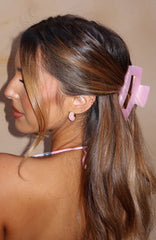 Brandi Hair Clip Pink